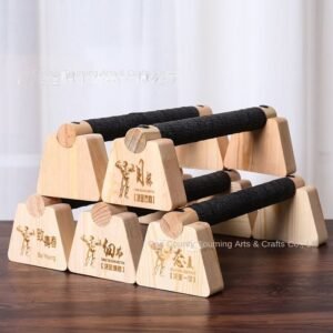Wooden Home Push-up Stand, Handstand Stand, Parallel Bar Handstand, Solid Wood Arm Exercise Auxiliary Stand